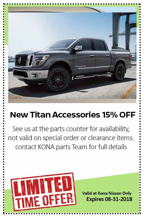 Windshield wiper coupon Kona NIssan