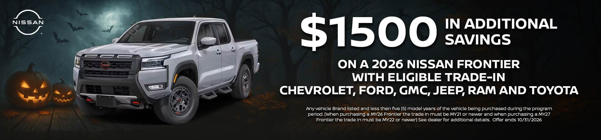 1500 in savings on Frontier with eligible trade