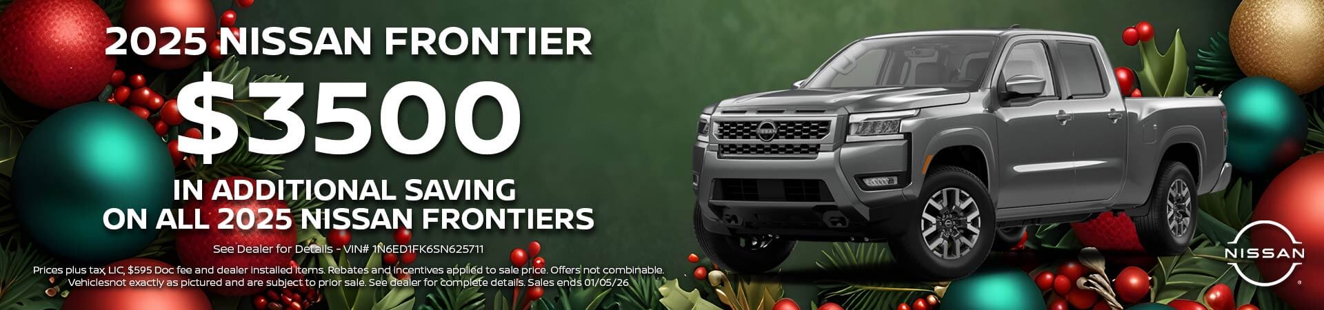 2025 Nissan Frontier