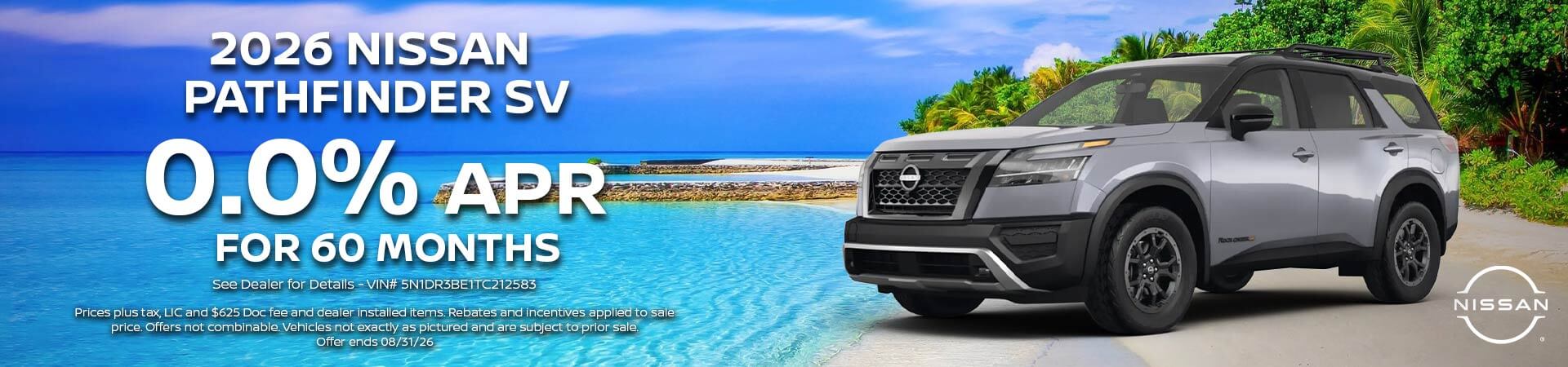 2026 Nissan Pathfinder SV